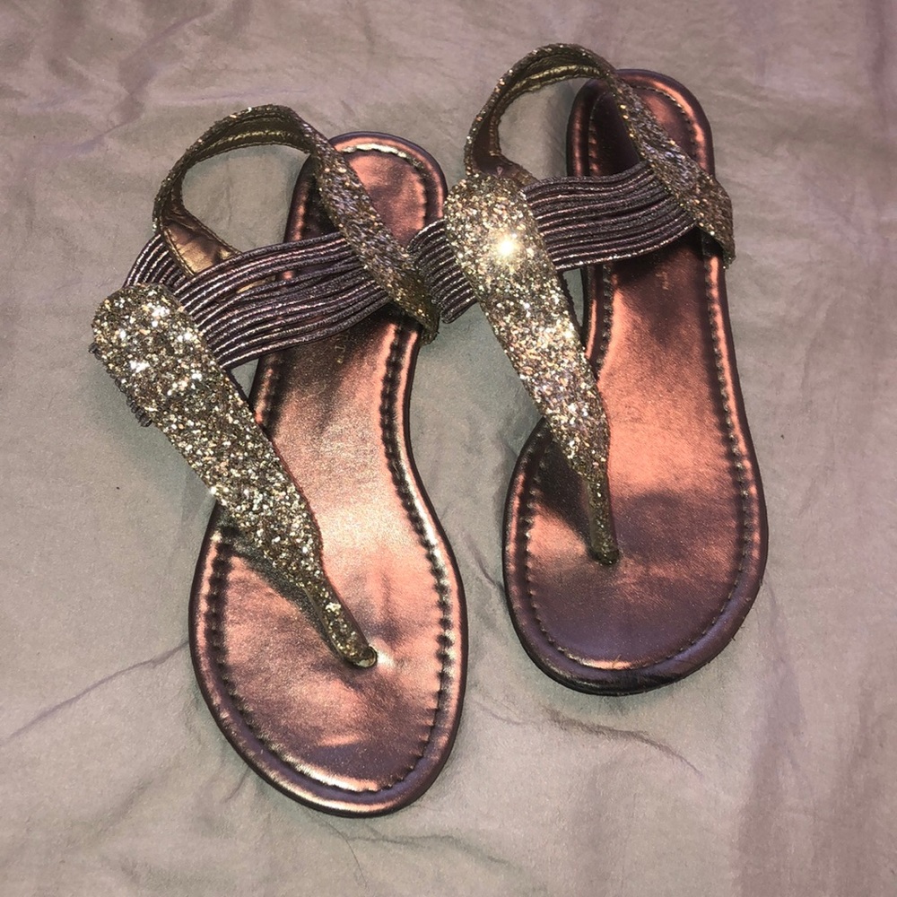 Silver sandals